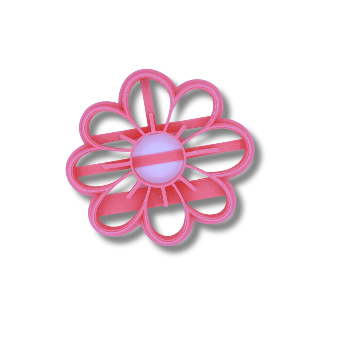 70s Flower Trinket Dish - Polymer Clay Cutter