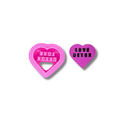 Anti-Valentine Conversation Hearts - Clay Cutters