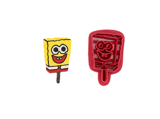 Spongebob Ice Cream - Polymer Clay Cutter