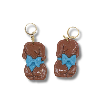 Body Positivity Dark Tan- Handmade Polymer Clay Earrings