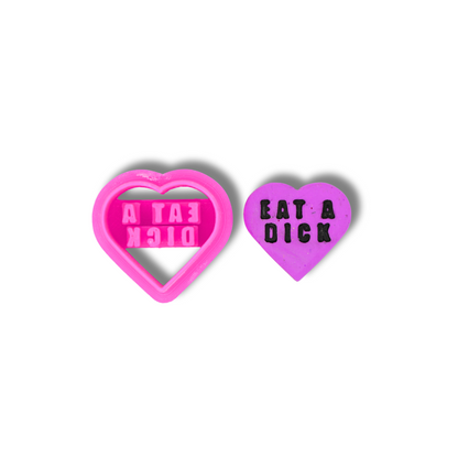 Anti-Valentine Conversation Hearts - Clay Cutters