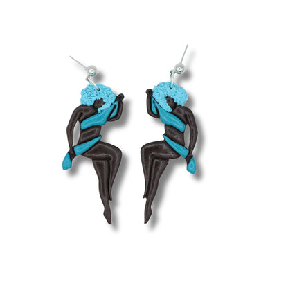 Elena- Handmade Polymer Clay Earrings