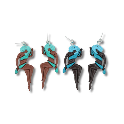 Elena- Handmade Polymer Clay Earrings