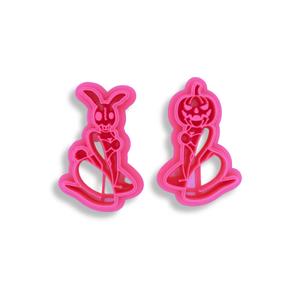 Evil Twins- Polymer Clay Cutter