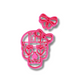 Bow Skull 2-Piece Trinket Dish - Polymer Clay Cutter