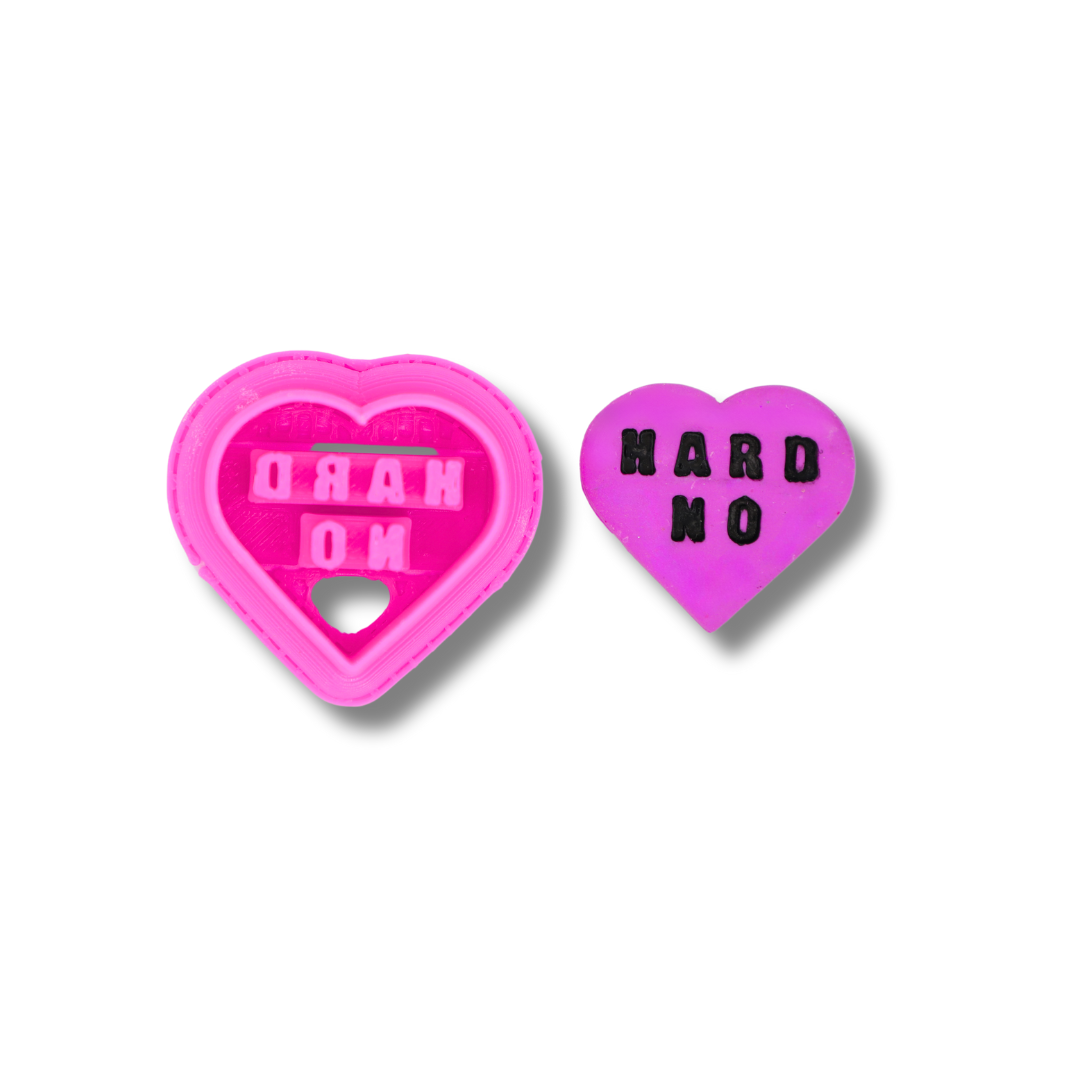 Anti-Valentine Conversation Hearts - Clay Cutters