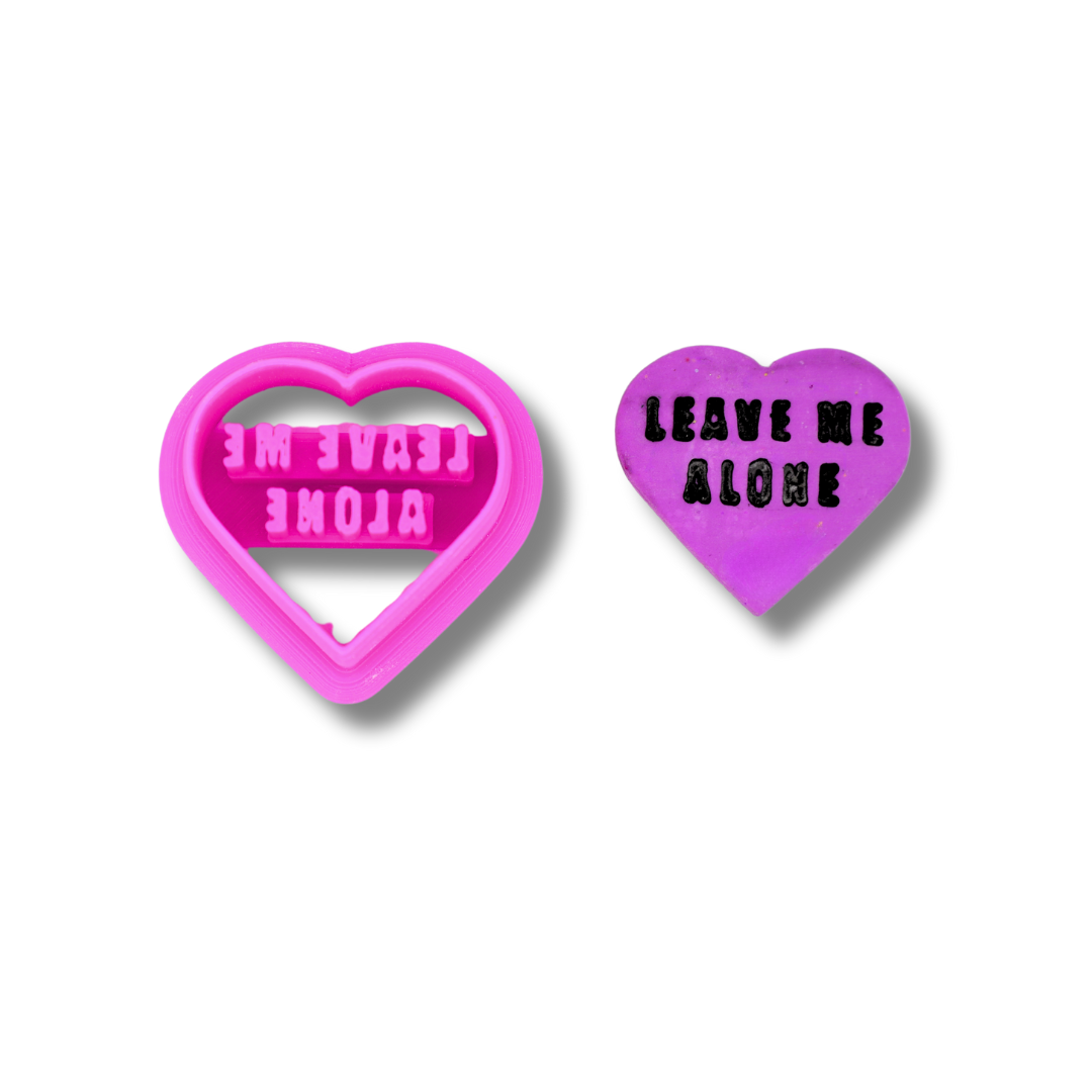 Anti-Valentine Conversation Hearts - Clay Cutters