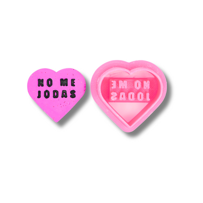 Spanish Anti-Valentine Conversation Hearts - Clay Cutters