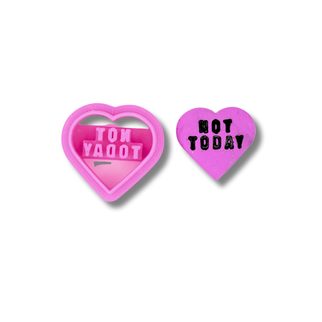 Anti-Valentine Conversation Hearts - Clay Cutters