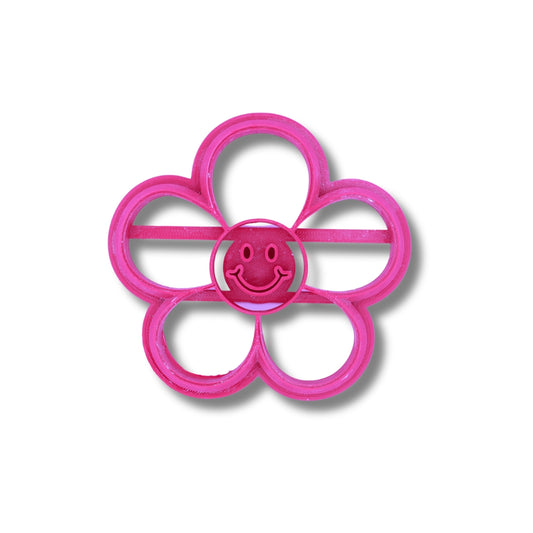 Smiley Flower Trinket Dish - Polymer Clay Cutter