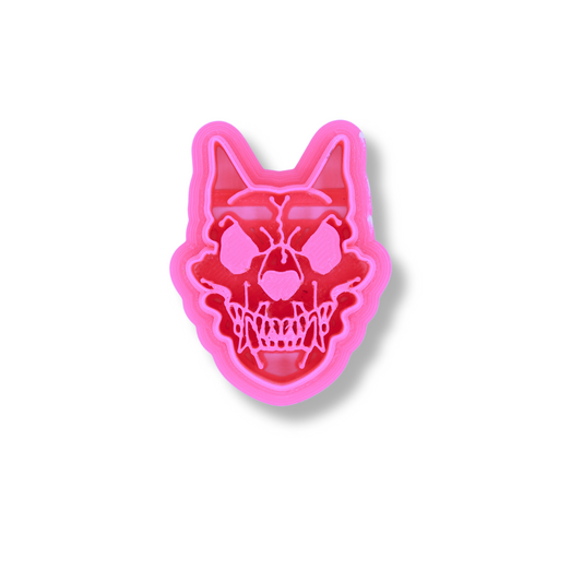 Werewolf Skull - Polymer Clay Cutter