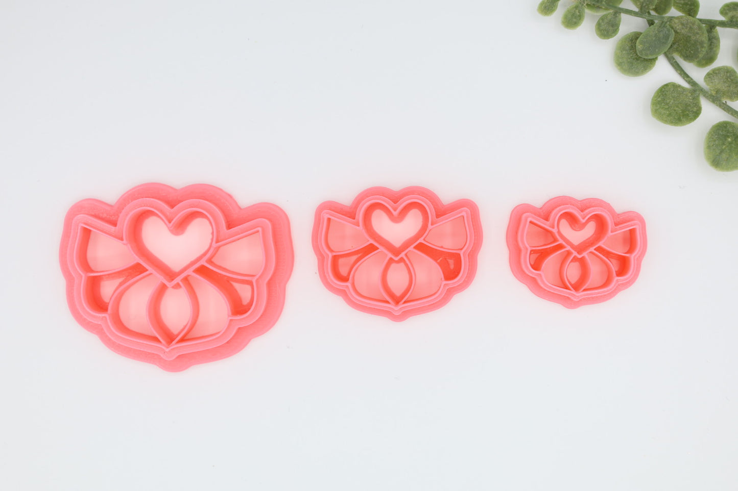 Flowy Heart - Polymer Clay Cutter