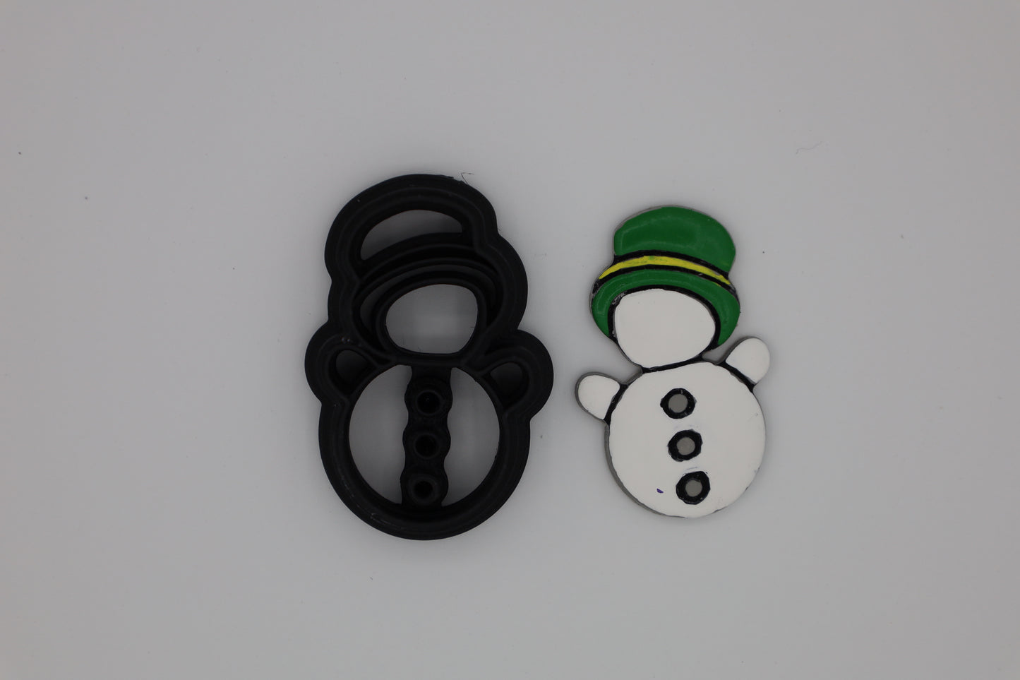 Snowman - Polymer Clay Cutter