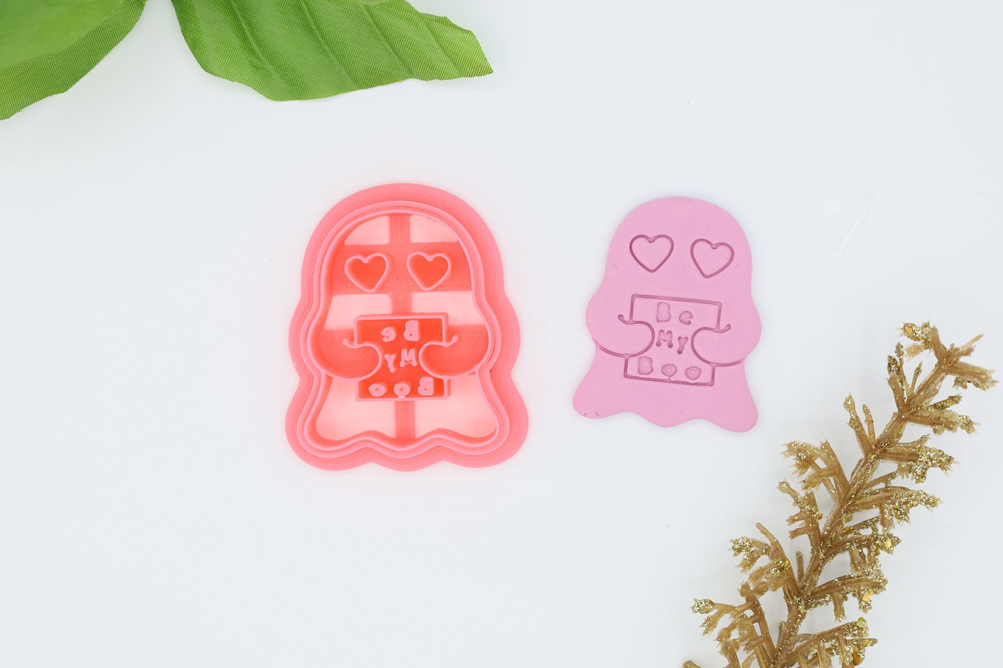 Be My Boo Ghost - Polymer Clay Cutter