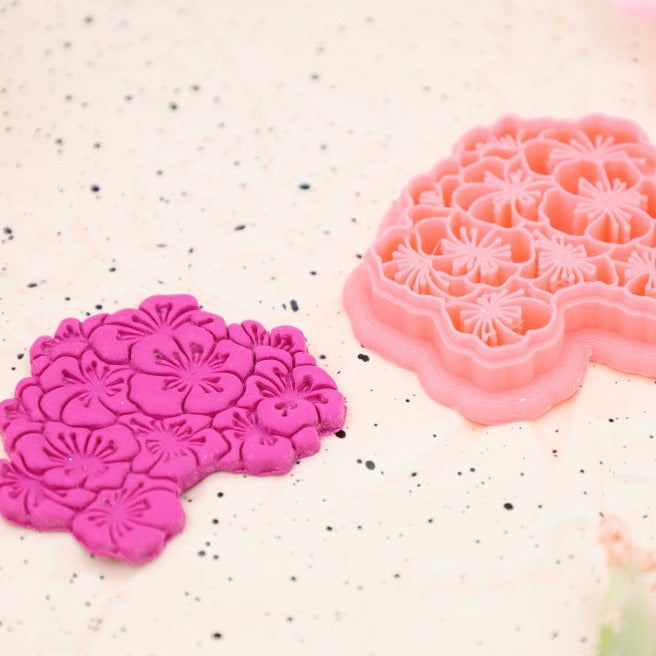 Geranium  - Polymer Clay Cutter