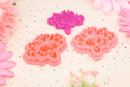 Blossomed Marigold - Polymer Clay Cutter