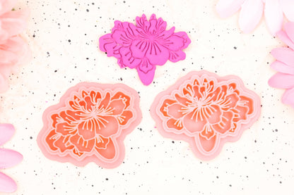 Blossomed Marigold - Polymer Clay Cutter