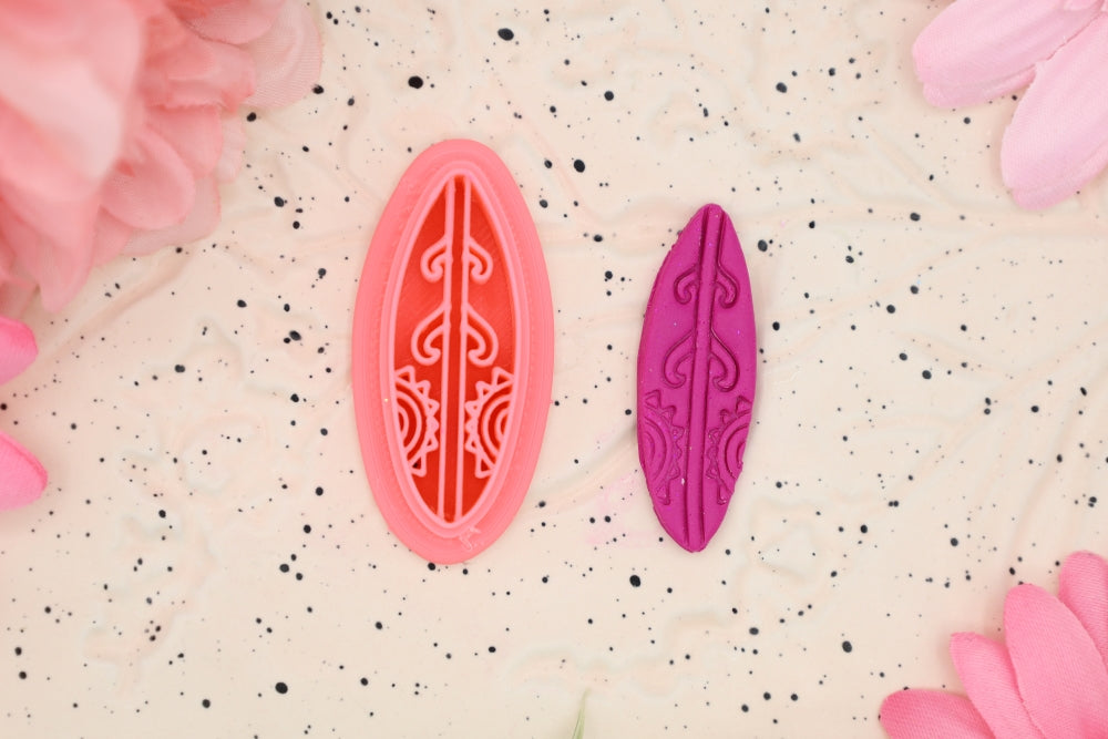 Surf Board - Polymer Clay Cutter Set