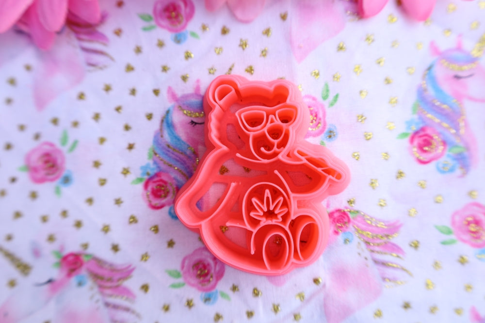 High Care Bear - Polymer Clay Cutter