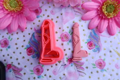 Suction Cup Dildo - Polymer Clay Cutter