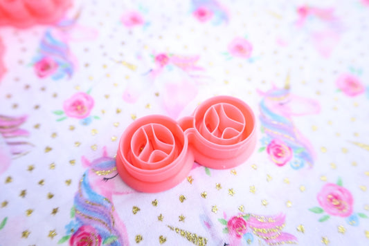 Peace Sunglasses - Polymer Clay Cutter