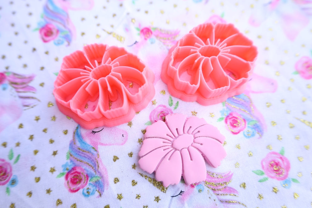 Droopy Flower - Polymer Clay Cutter