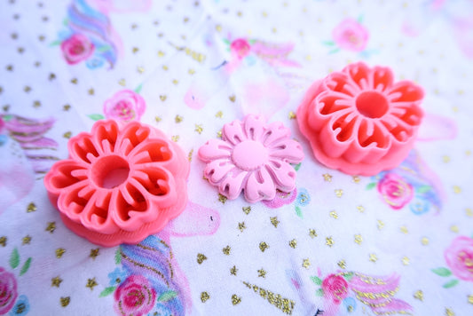 Statement Flower Stud - Polymer Clay Cutter