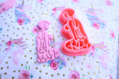 All Tied Up- Polymer Clay Cutter