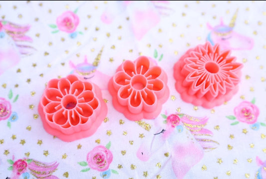 Floral Statement Stud Set - Polymer Clay Cutter