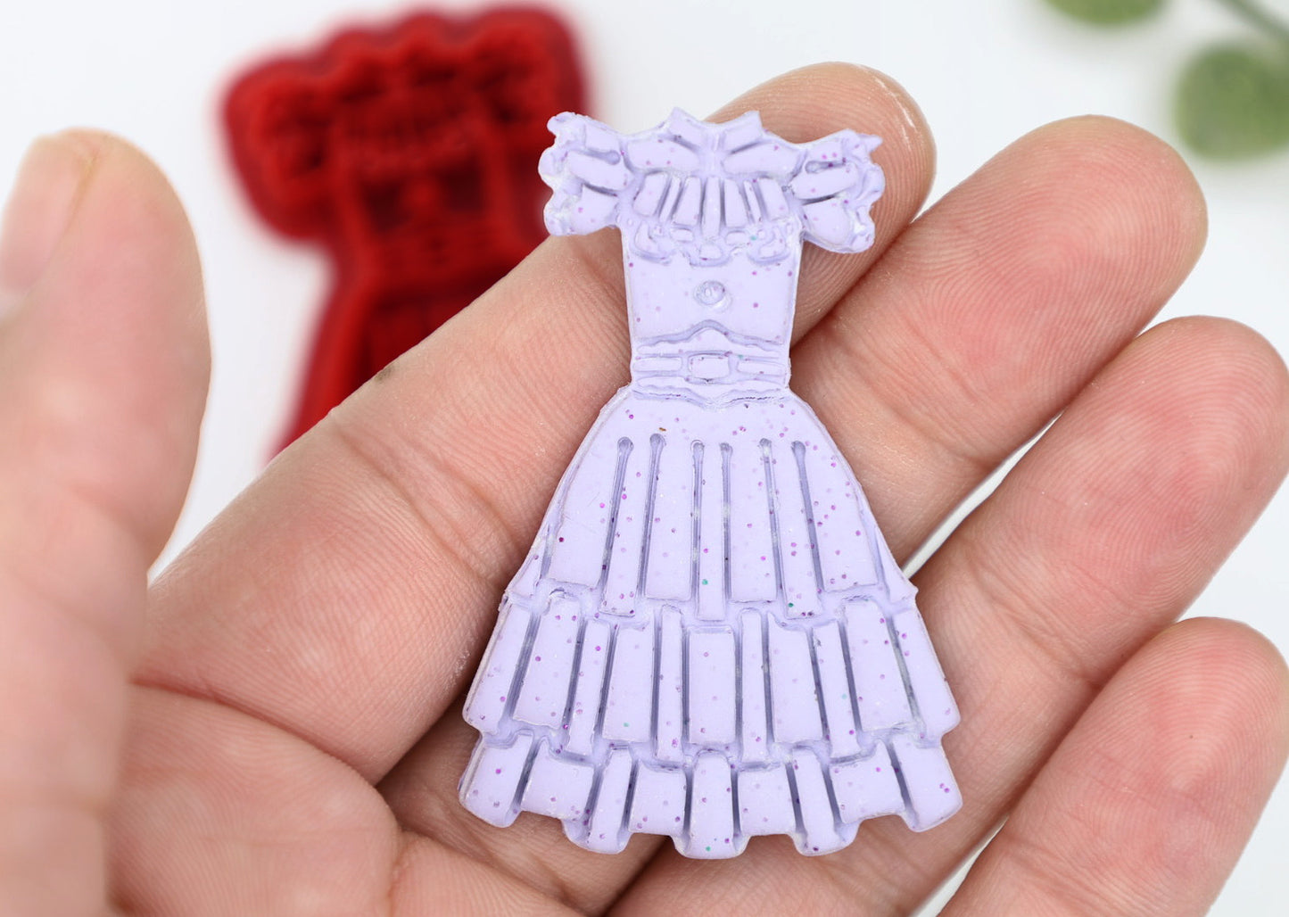 Rebel's Raven Dress - Polymer Clay Cutter