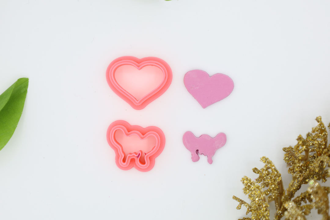 Dripping Heart - Polymer Clay Cutter