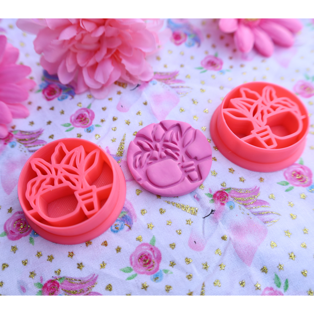 Flower Pots  - Polymer Clay Cutter