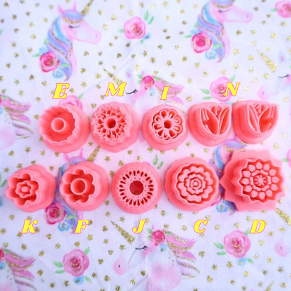 Floral Stud Mega Pack - Polymer Clay Cutter