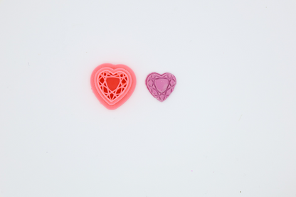 Heart Diamond - Polymer Clay Cutter