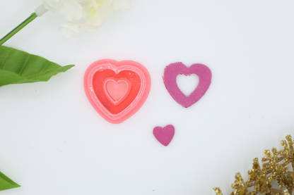 Heart Donut - Polymer Clay Cutter