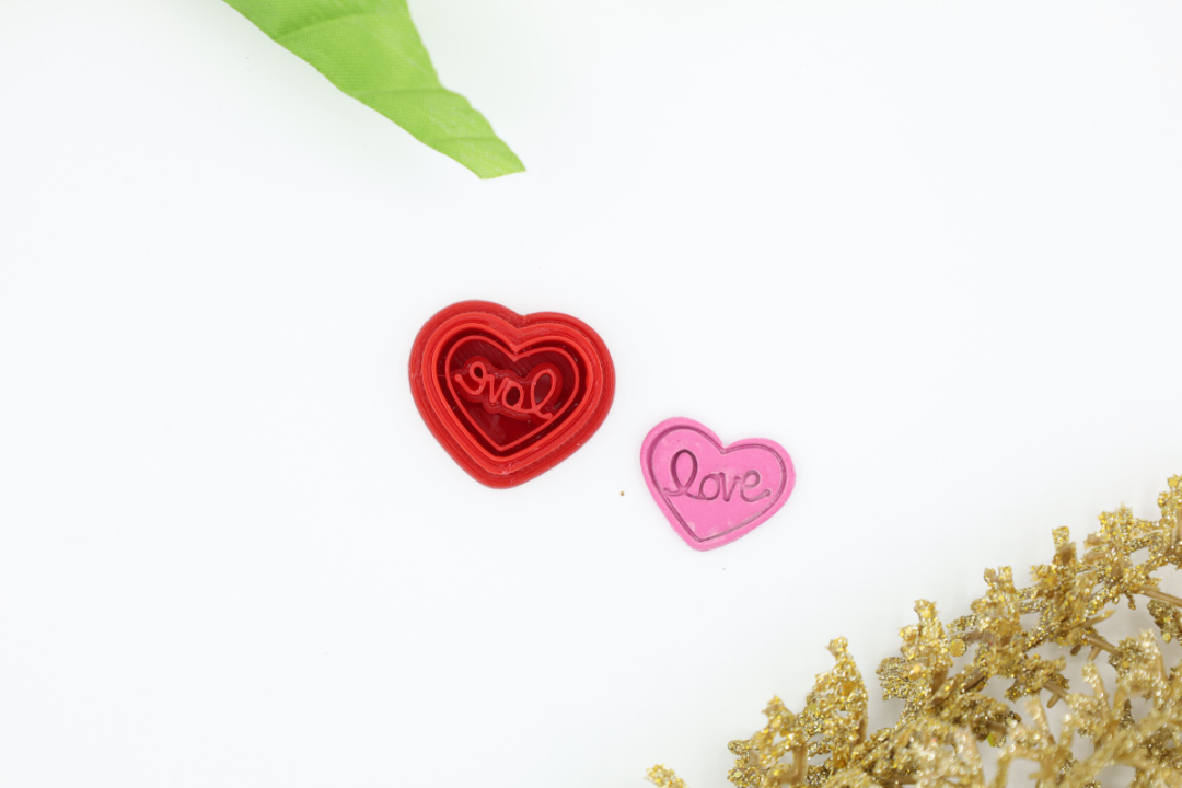 Love Stud - Polymer Clay Cutter