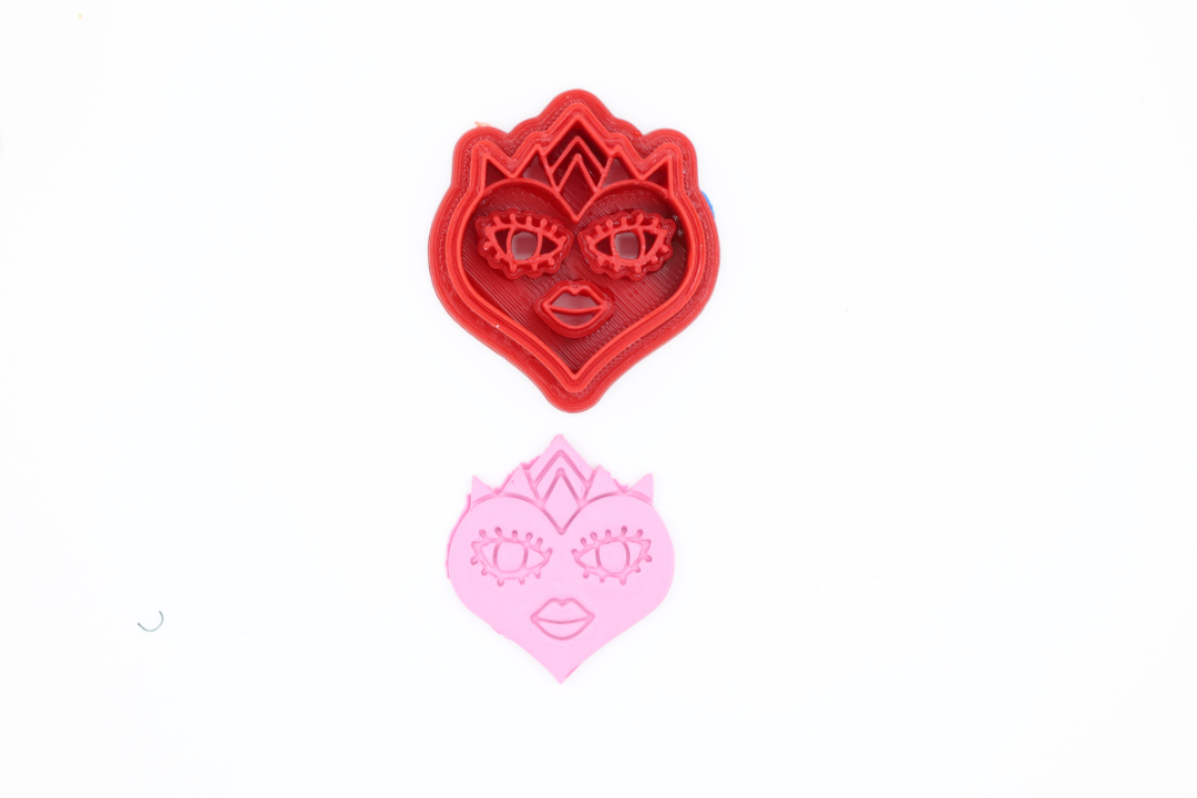 Queen of Hearts - Polymer Clay Cutter